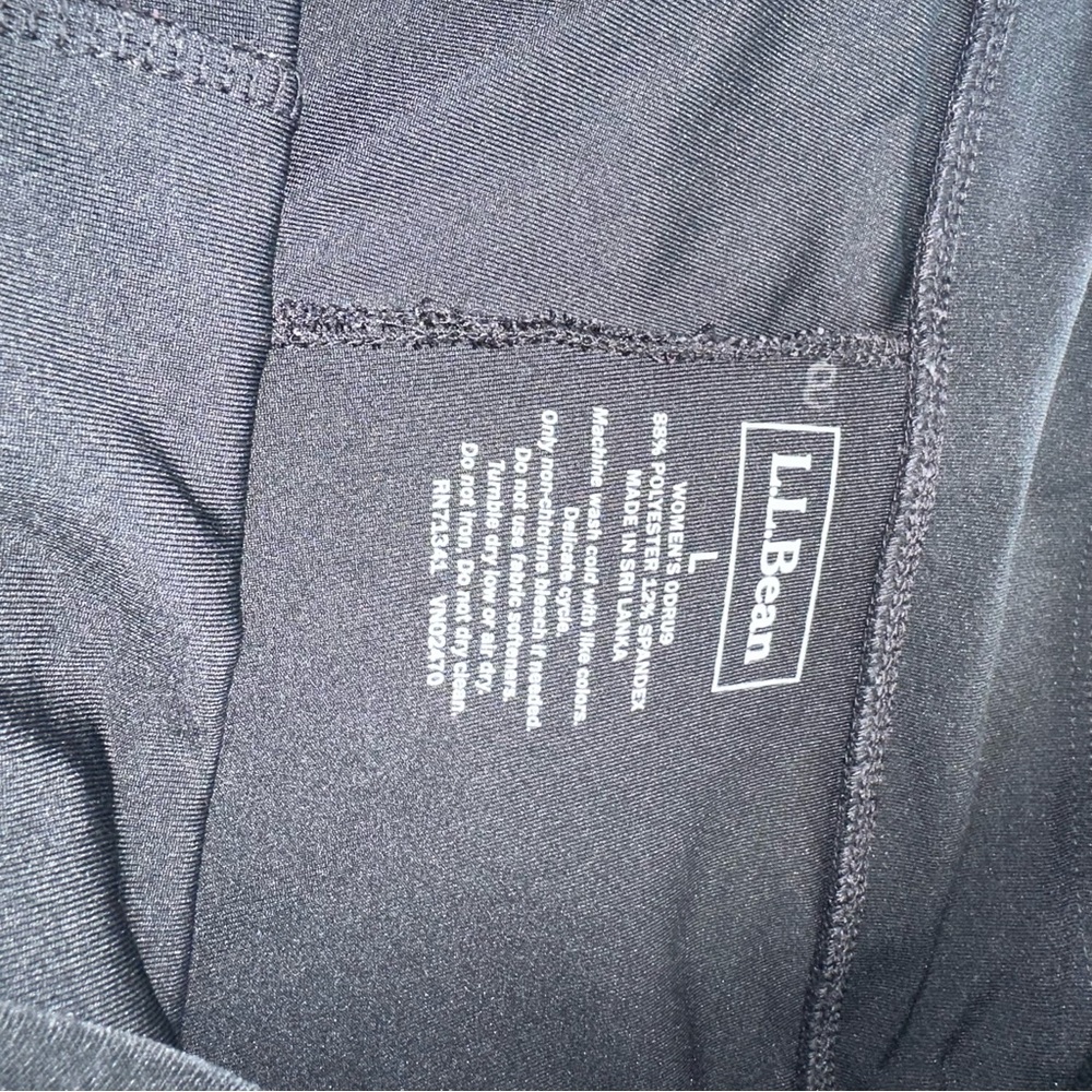 L.L.Bean Women Stretch Hiking Athletic Black Skort Large - Picture 5 of 6